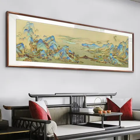 抽象 单幅 装饰画 现代简约 客厅背景墙挂画 LED带灯画
