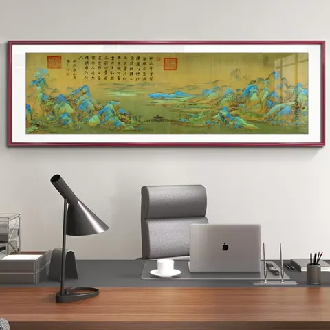 抽象 单幅 装饰画 现代简约 客厅背景墙挂画 LED带灯画