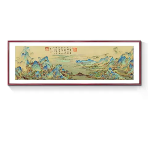 抽象 单幅 装饰画 现代简约 客厅背景墙挂画 LED带灯画