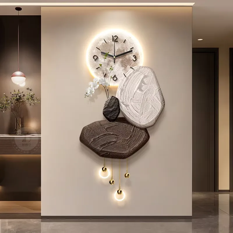 抽象 单幅 装饰画 现代简约 玄关背景墙挂画 LED带灯画