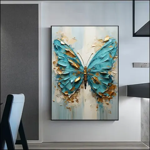 动物 单幅 装饰画 现代简约 玄关背景墙挂画 手绘油画