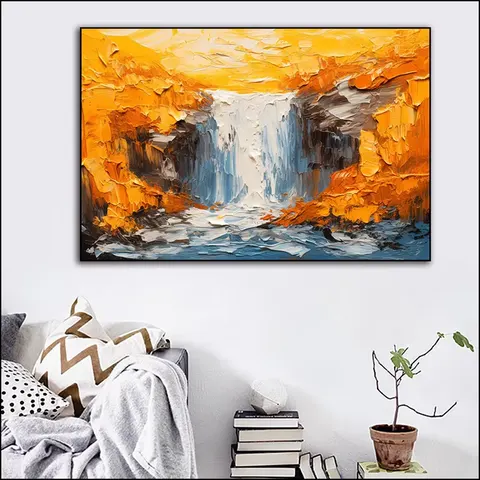 抽象 单幅 装饰画 现代简约 客厅背景墙挂画 晶瓷画