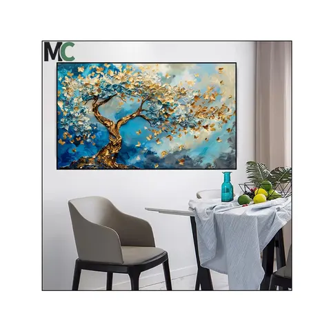 繁花 单幅 装饰画 现代简约 客厅背景墙挂画