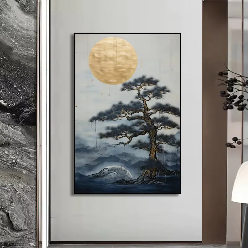 抽象 单幅 装饰画 现代简约 客厅背景墙挂画 手绘油画