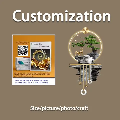 锦鲤 单幅 装饰画 现代简约 客厅背景墙挂画 LED带灯画