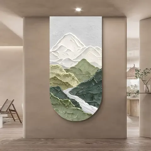 锦鲤 单幅 装饰画 现代简约 玄关背景墙挂画 晶瓷画