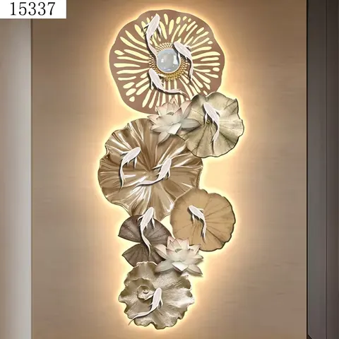 锦鲤 单幅 装饰画 现代简约 客厅背景墙挂画 精雕画