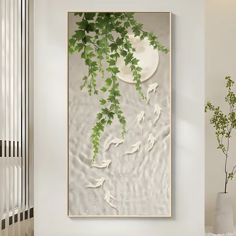 抽象 单幅 装饰画 北欧风 玄关背景墙挂画