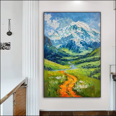 抽象 单幅 装饰画 北欧风 玄关背景墙挂画 手绘油画