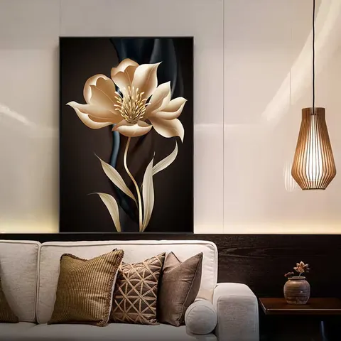 抽象 单幅 装饰画 北欧风 客厅背景墙挂画 晶瓷画