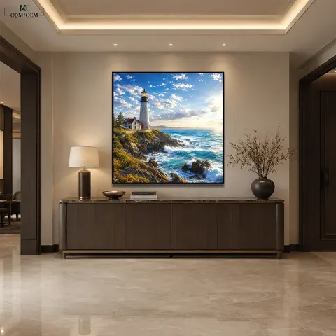 海浪 单幅 装饰画 现代简约 客厅背景墙挂画 晶瓷画