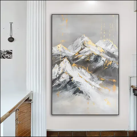 抽象 单幅 装饰画 轻奢风 玄关背景墙挂画 手绘油画