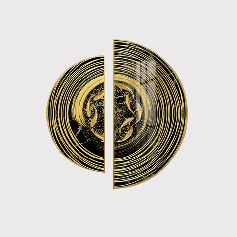 抽象 单幅 装饰画 现代简约 玄关背景墙挂画 晶瓷画