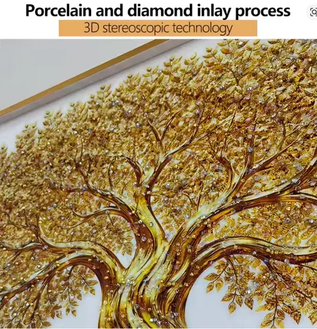 抽象 单幅 装饰画 现代简约 客厅背景墙挂画 晶瓷画