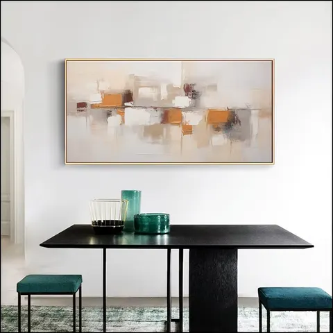 抽象 单幅 装饰画 现代简约 餐厅背景墙挂画 晶瓷画