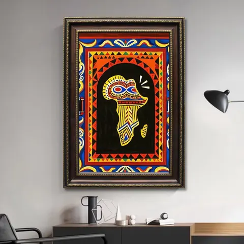抽象 单幅 装饰画 现代简约 客厅背景墙挂画 晶瓷画