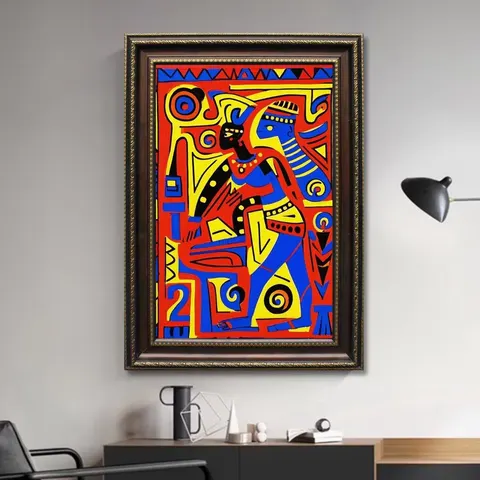 抽象 单幅 装饰画 现代简约 客厅背景墙挂画 晶瓷画