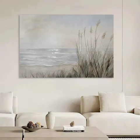 抽象 单幅 装饰画 原木风 酒店背景墙挂画 手绘油画
