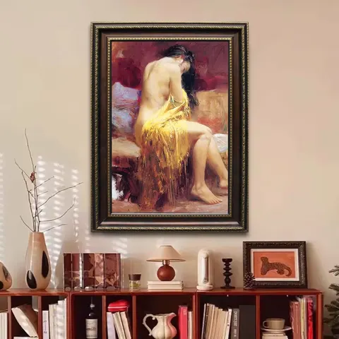 人物 单幅 装饰画 现代简约 客厅背景墙挂画