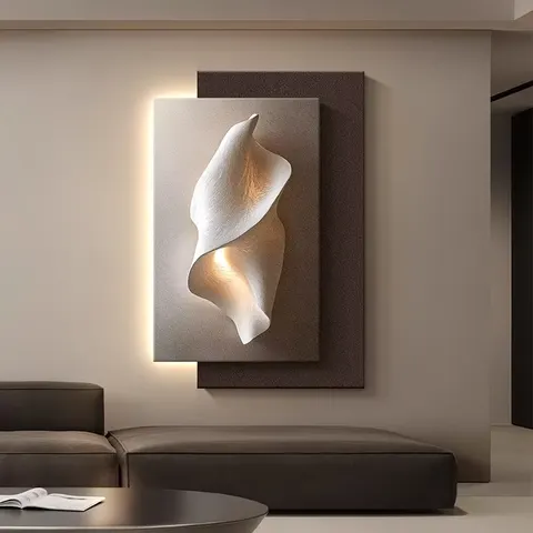 抽象 单幅 装饰画 现代简约 玄关背景墙挂画 砂岩浮雕