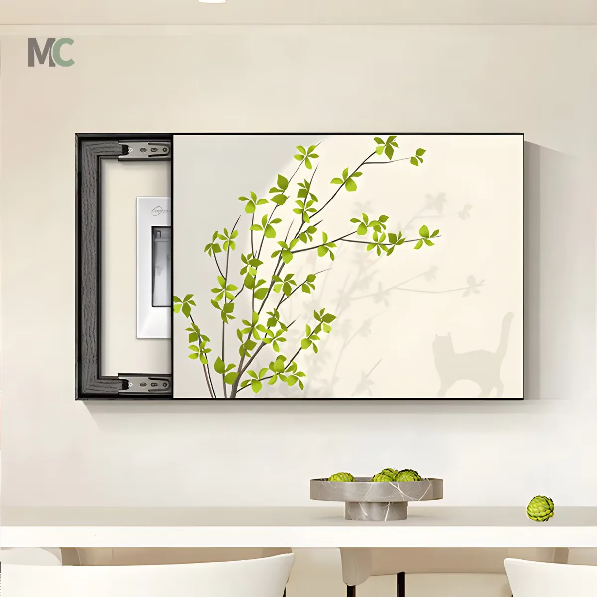 植物 单幅 装饰画 现代简约 餐厅背景墙挂画