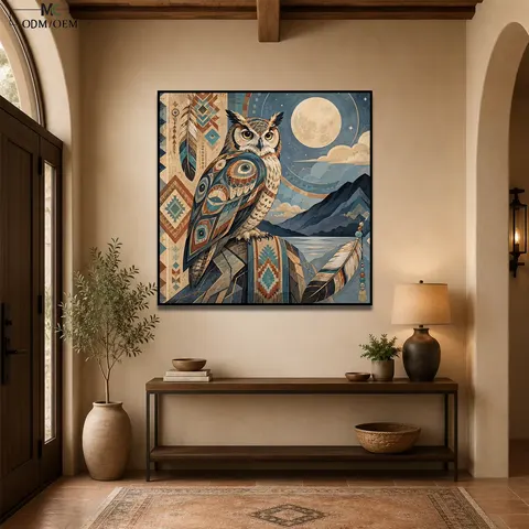 抽象 单幅 装饰画 美式 玄关背景墙挂画