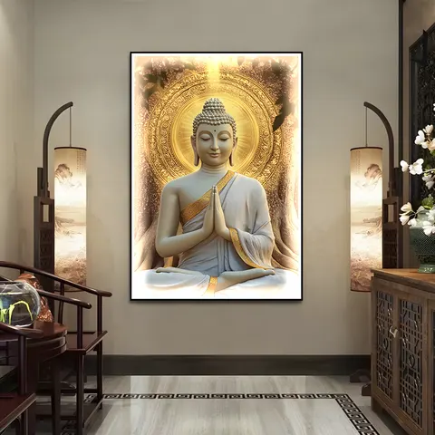 人物 单幅 装饰画 轻奢风 客厅背景墙挂画 LED带灯画