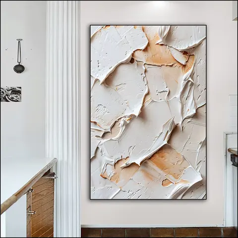 抽象 单幅 装饰画 现代简约 客厅背景墙挂画 手绘油画