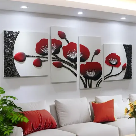 抽象 单幅 装饰画 现代简约 客厅背景墙挂画 手工皮雕