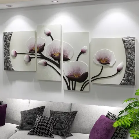 抽象 单幅 装饰画 现代简约 客厅背景墙挂画 手工皮雕