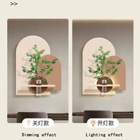 植物 单幅 装饰画 现代简约 餐厅背景墙挂画 砂岩浮雕