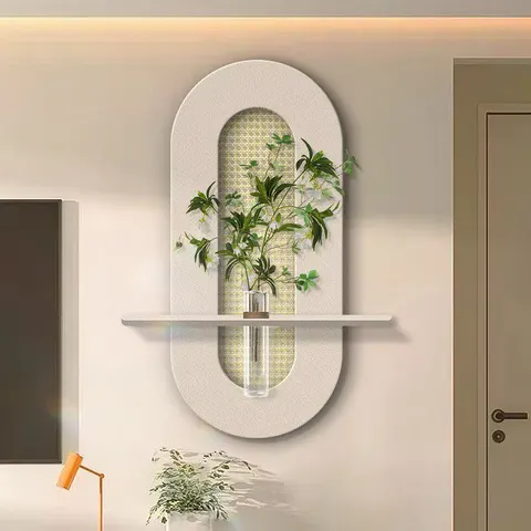 植物 单幅 装饰画 现代简约 客厅背景墙挂画 砂岩浮雕