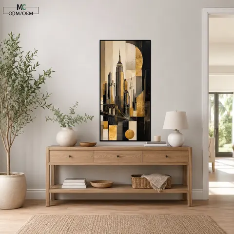 山水 单幅 装饰画 现代简约 玄关背景墙挂画 晶瓷画