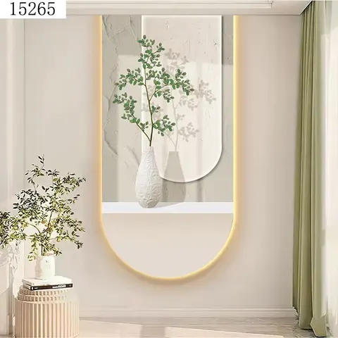 抽象 单幅 装饰画 现代简约 客厅背景墙挂画 LED带灯画