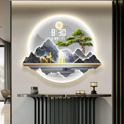 锦鲤 单幅 装饰画 现代简约 客厅背景墙挂画