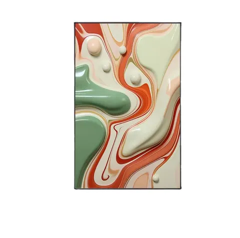 抽象 单幅 装饰画 现代简约 客厅背景墙挂画 手绘油画