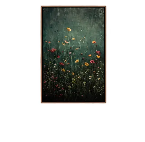 繁花 单幅 装饰画 现代简约 客厅背景墙挂画