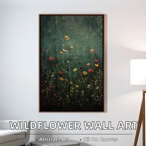 繁花 单幅 装饰画 现代简约 客厅背景墙挂画